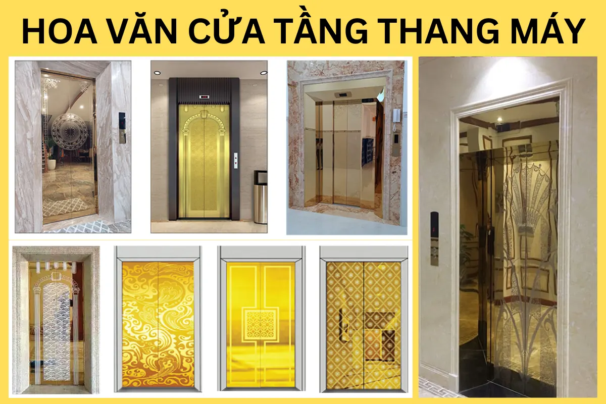 Hoa văn cửa thang máy